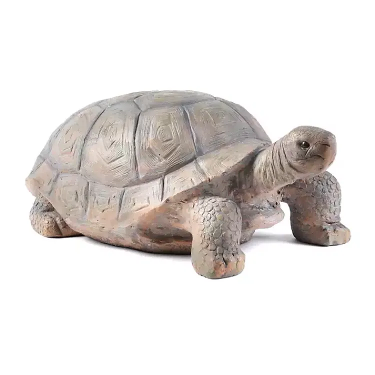 Garden Statues-Kirklands Home Tortoise Statue Gray