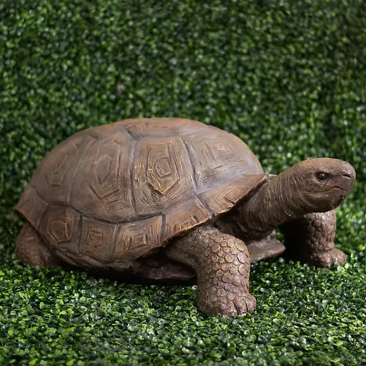Garden Statues-Kirklands Home Tortoise Statue Gray