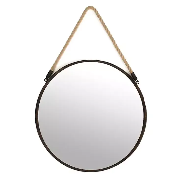 Decorative Mirrors-Kirklands Home Metal Rope Wall Mirror