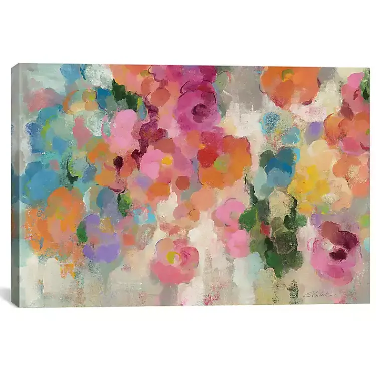 Canvas Art-Kirklands Home Colorful Garden I Giclee Canvas Art Print, 40x26 Multi