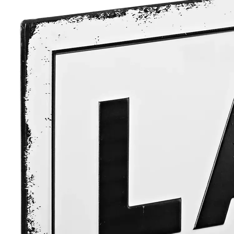 Wall Quotes & Signs-Kirklands Home Laundry Co. Metal Wall Plaque