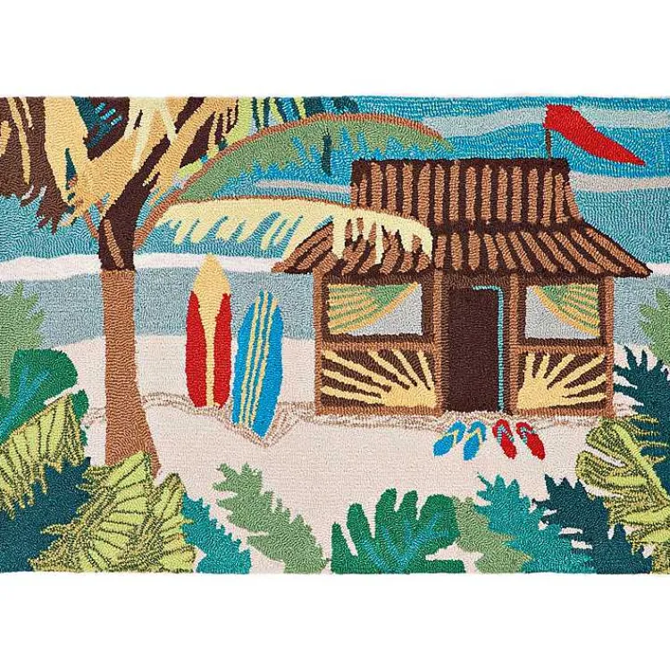 Doormats-Kirklands Home Beach Shack Scatter Rug Multi