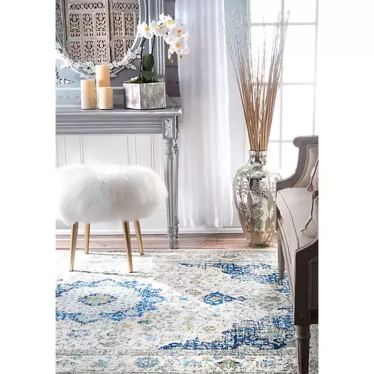 Area Rugs-Kirklands Home Blue Verona Area Rug, 5x8
