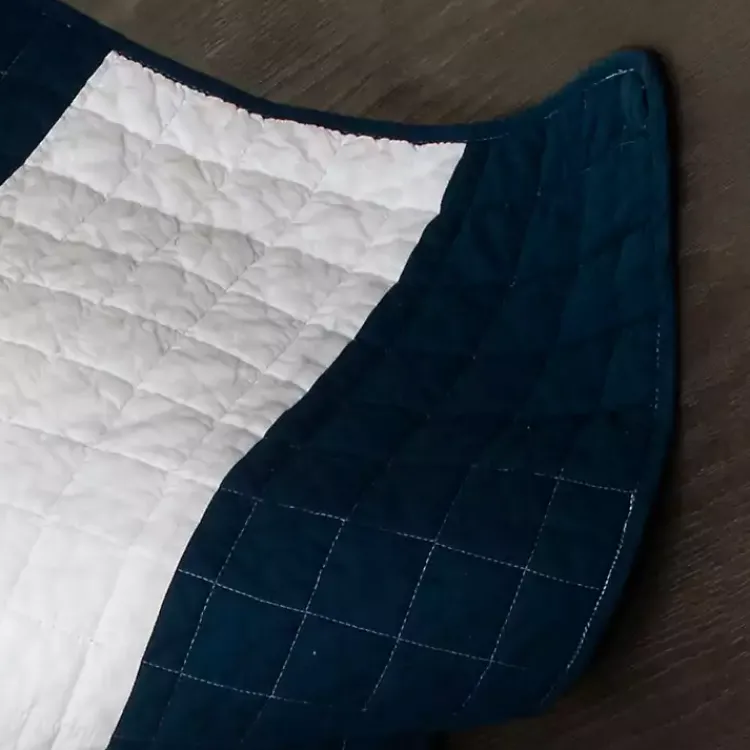 Quilts-Kirklands Home Navy Stripe 3-pc. Full/Queen Quilt Set