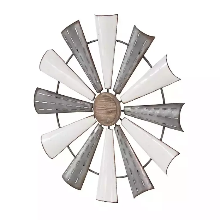 Wall Plaques-Kirklands Home Rustic Metal Windmill Wall Plaque