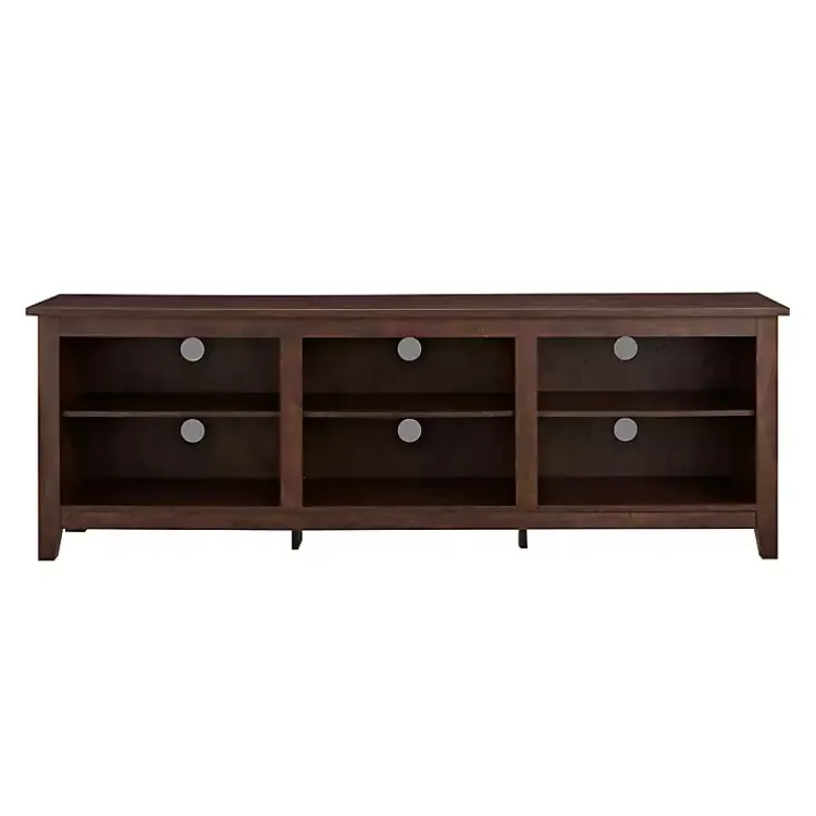 Tv Stands & Media Consoles-Kirklands Home Wood TV Stand, 70 in. Brown