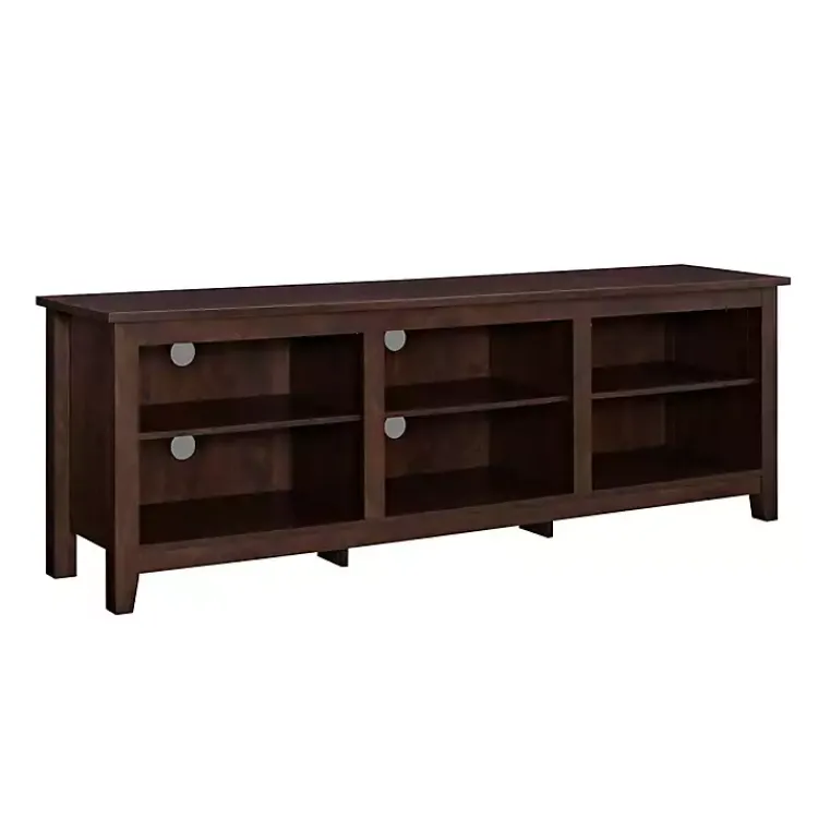 Tv Stands & Media Consoles-Kirklands Home Wood TV Stand, 70 in. Brown