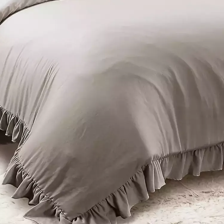 Comforters-Kirklands Home Riley 3-pc. King Comforter Set Gray