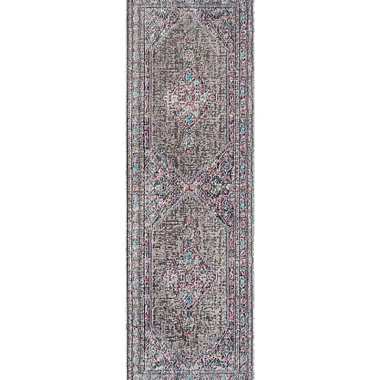 Accent Rugs-Kirklands Home Gray Dortha Runner