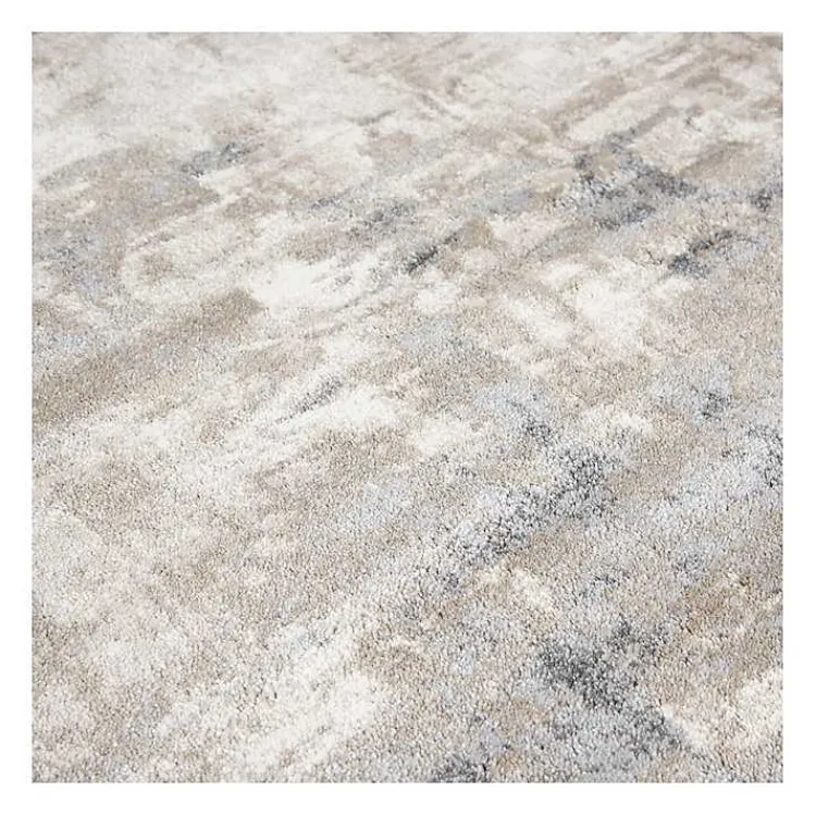 Area Rugs-Kirklands Home Tan Edward Abstract Area Rug, 5x7