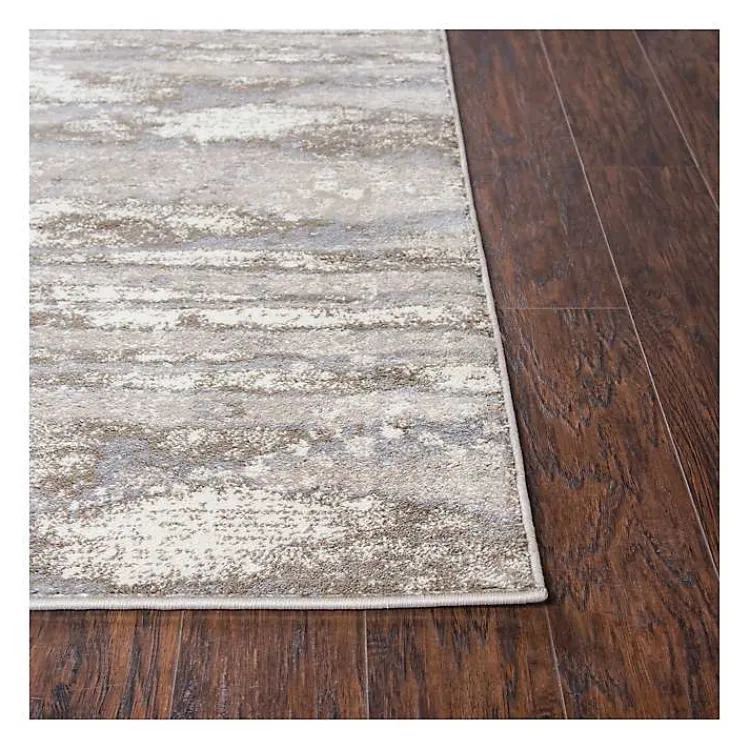 Area Rugs-Kirklands Home Beige Edward Abstract Area Rug, 5x7
