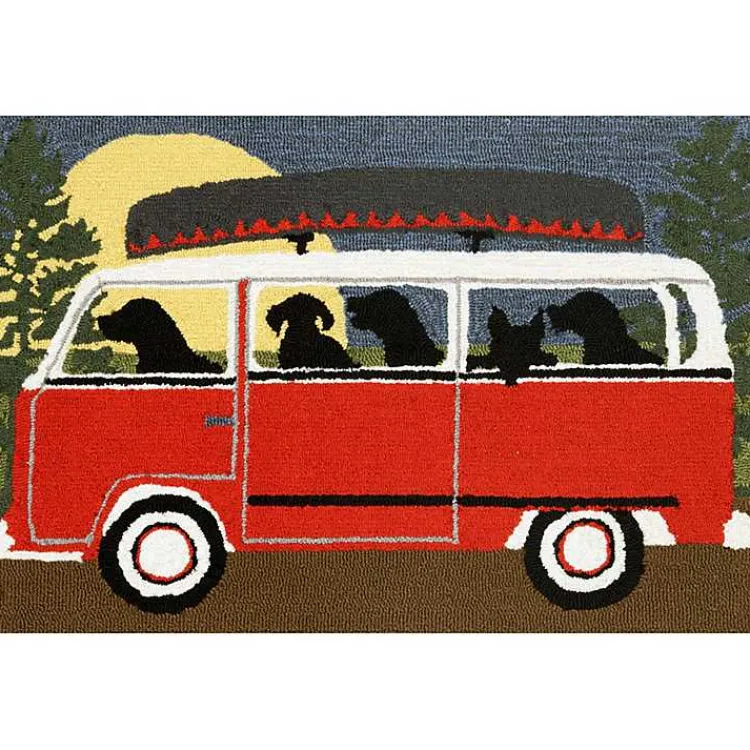 Doormats-Kirklands Home Dogs on the Go Outdoor Mat Multi