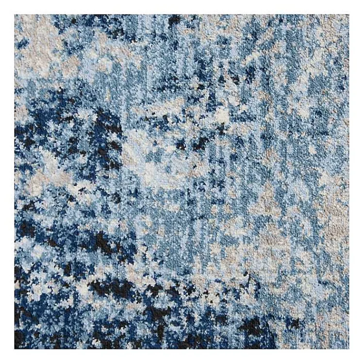Area Rugs-Kirklands Home Blue Edward Overdyed Area Rug, 8x10