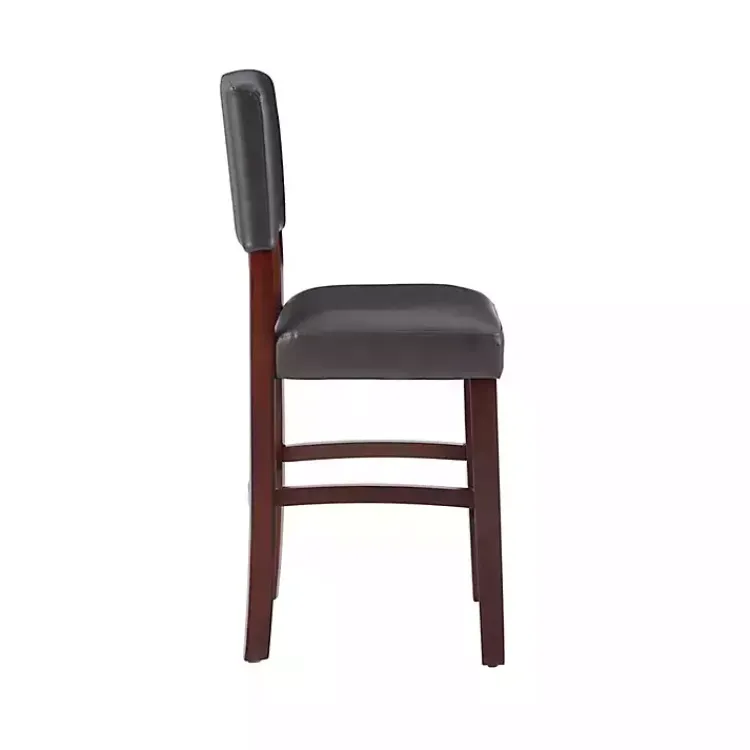 Bar Stools & Counter Height Stools-Kirklands Home Sydney Espresso Counter Stool Brown