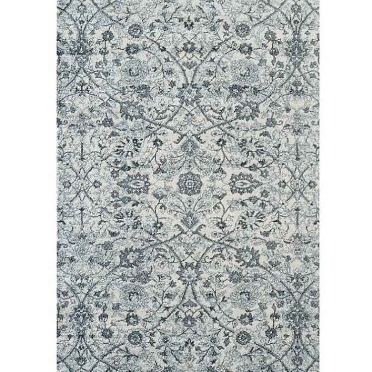 Area Rugs-Kirklands Home Light Blue Alex Area Rug, 5x7