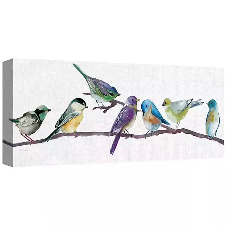 Canvas Art-Kirklands Home Colorful Bird Spot Canvas Art Print Multi