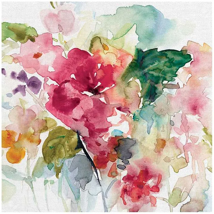 Canvas Art-Kirklands Home Citrus Floral Punch Canvas Art Print Multi