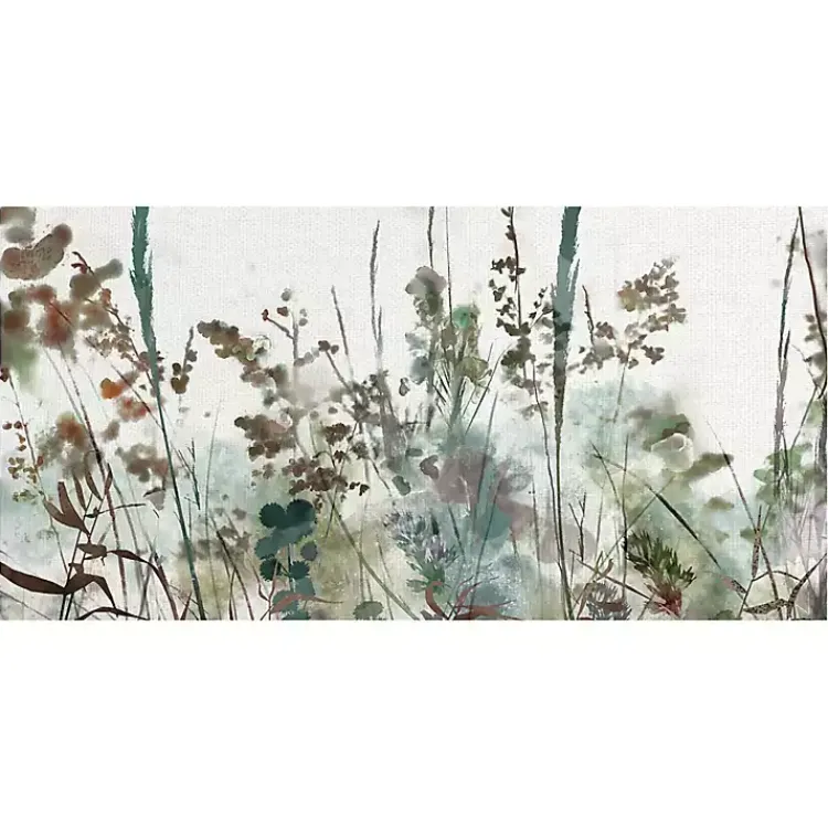 Canvas Art-Kirklands Home Autumn Reeds Panel Canvas Art Print Multi