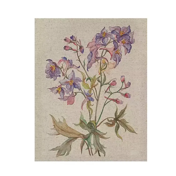 Canvas Art-Kirklands Home Botanical Linen Art Prints, Set of 3 Multi