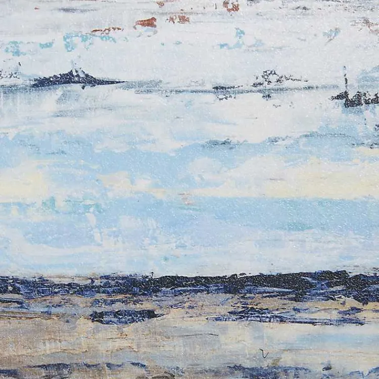 Framed Art-Kirklands Home Bliss Multi-Sized Canvas Art Prints, Set of 5 Blue