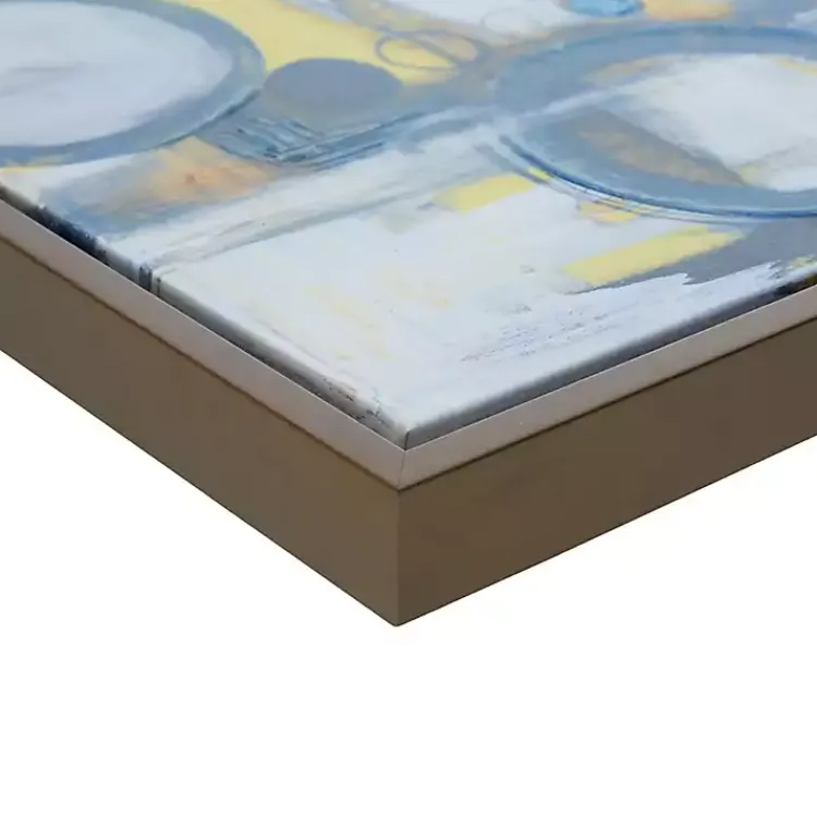 Framed Art-Kirklands Home Bliss Multi-Sized Canvas Art Prints, Set of 5 Blue