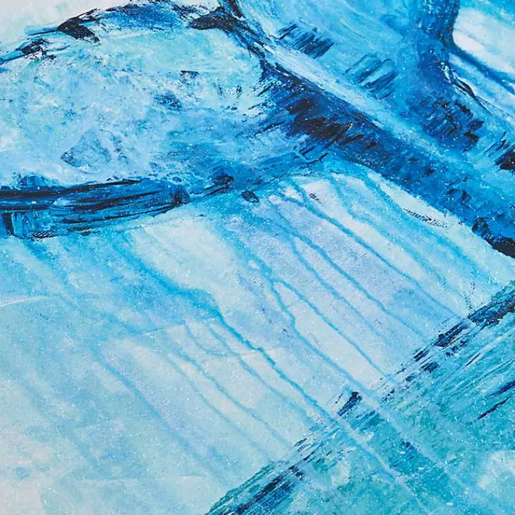 Framed Art-Kirklands Home Seascape Multi-Sized Canvas Art Prints, Set of 4 Blue