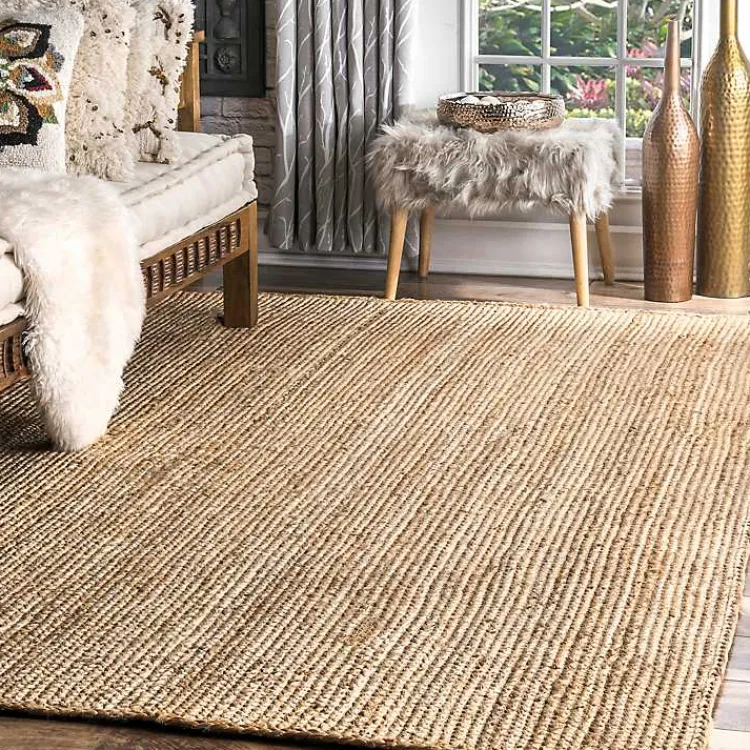 Area Rugs-Kirklands Home Natural Reno Woven Area Rug, 8x10 Tan