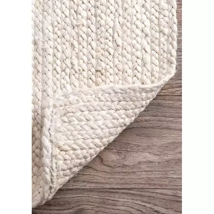 Area Rugs-Kirklands Home Reno Woven Area Rug, 3x5 White
