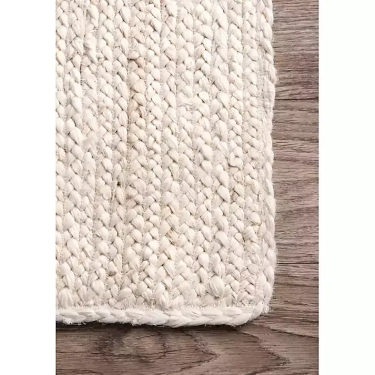 Area Rugs-Kirklands Home Reno Woven Area Rug, 3x5 White