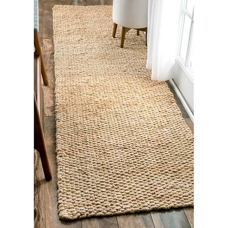 Area Rugs-Kirklands Home Natural Halsey Runner Tan