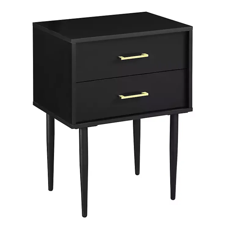 Accent & End Tables-Kirklands Home Mid-Century Modern Accent Table Black