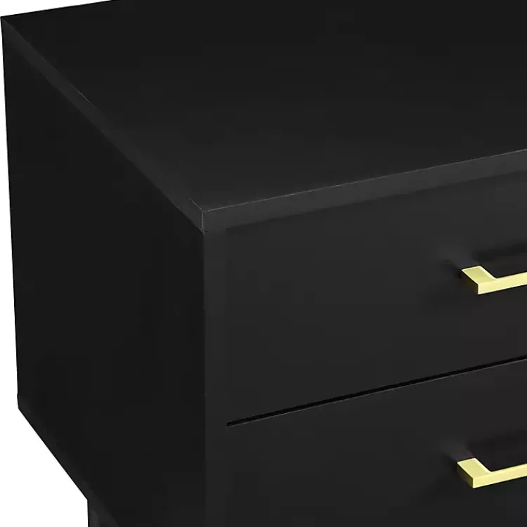 Accent & End Tables-Kirklands Home Mid-Century Modern Accent Table Black