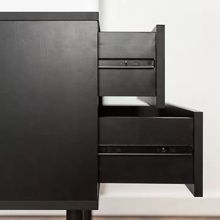 Accent & End Tables-Kirklands Home Mid-Century Modern Accent Table Black