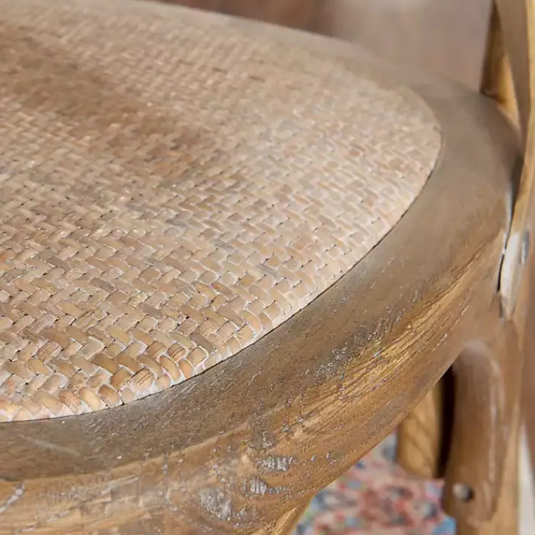 Dining Chairs-Kirklands Home French Country X-Back Dining Chairs, Set of 2 Gray