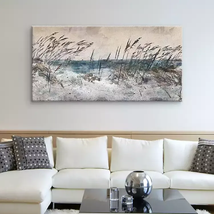 Canvas Art-Kirklands Home Morning Sea Grass Light Canvas Art Print