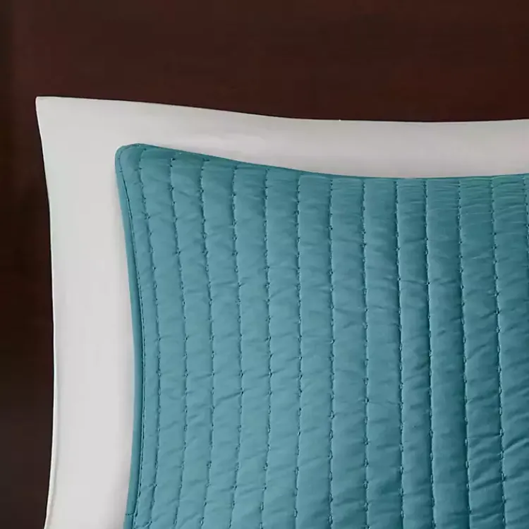 Bedspreads & Coverlets-Kirklands Home Jaxson 3-pc. Reversible King Coverlet Set Blue