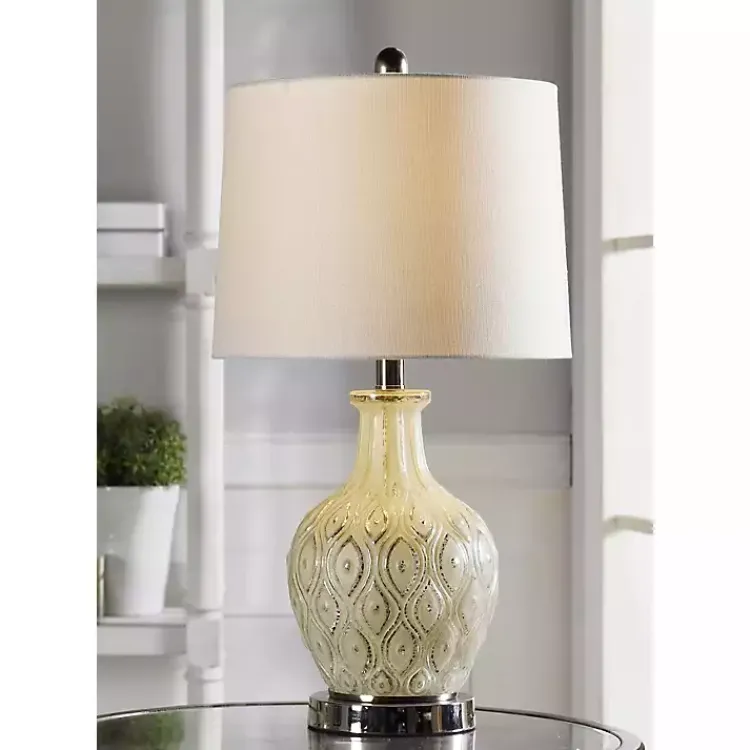 Table Lamps-Kirklands Home Painted Mercury Glass Table Lamp