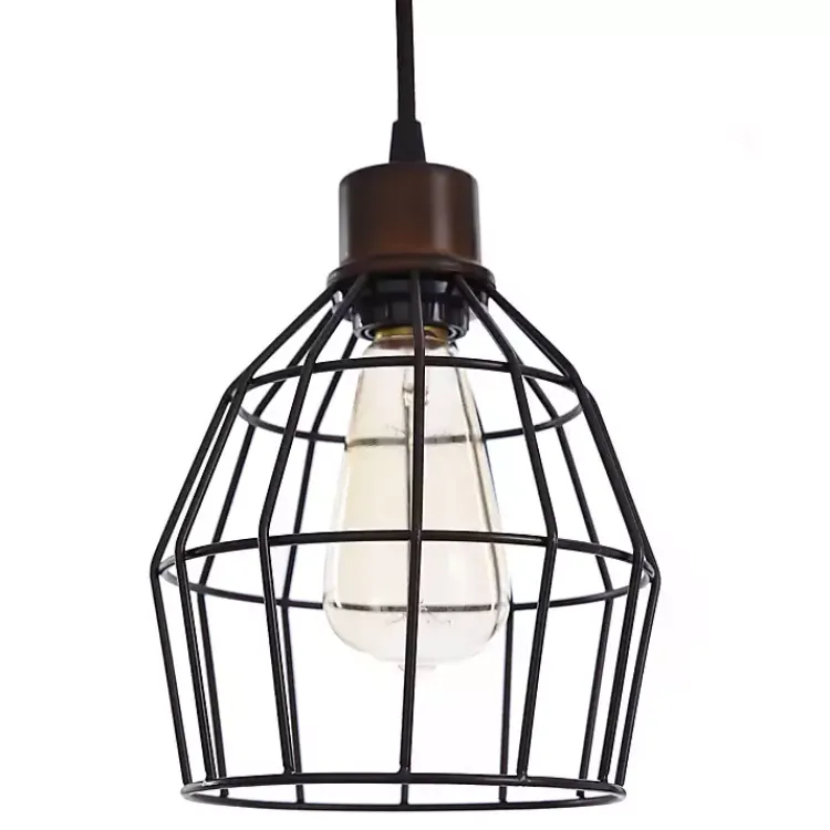 Floor Lamps-Kirklands Home Bronze Metal 3-Tier Floor Lamp Brown