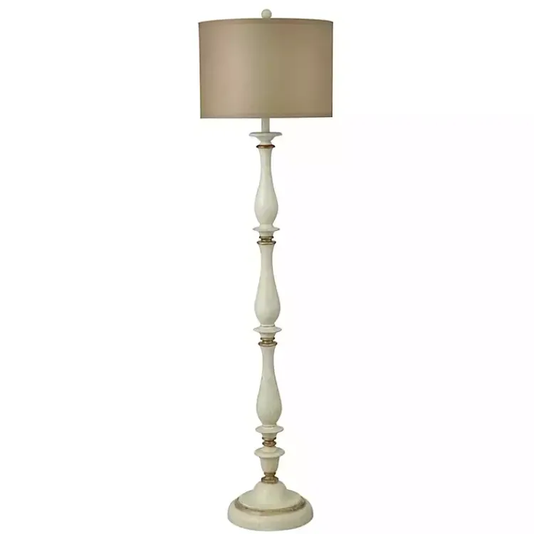 Floor Lamps-Kirklands Home Traditional Marseilles Floor Lamp Tan