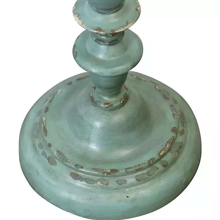 Floor Lamps-Kirklands Home Blue Traditional Avignon Floor Lamp Tan