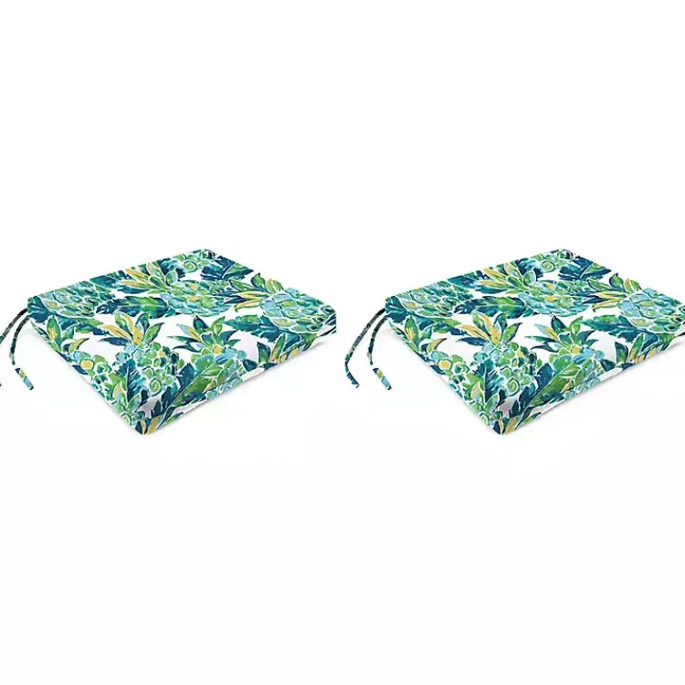 Outdoor Cushions & Pillows-Kirklands Home Opal Vida Outdoor Seat Cushions, Set of 2