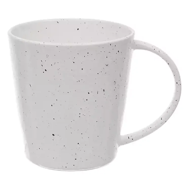 Glassware & Drinkware-Kirklands Home Cream Simple Things Mug Ivory