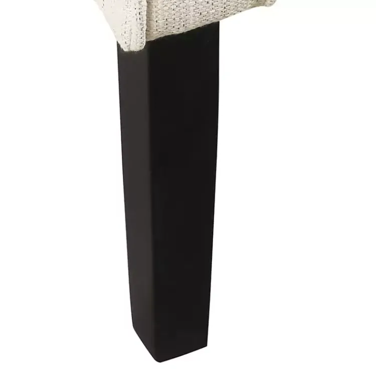 Accent Chairs-Kirklands Home Natural Textured Barrel Accent Chair Ivory