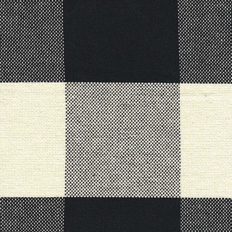 Bar Stools & Counter Height Stools-Kirklands Home Black and White Buffalo Check Counter Stool