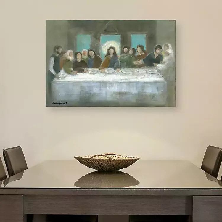 Canvas Art-Kirklands Home The Last Supper Canvas Art Print by Chandra Savaso Multi
