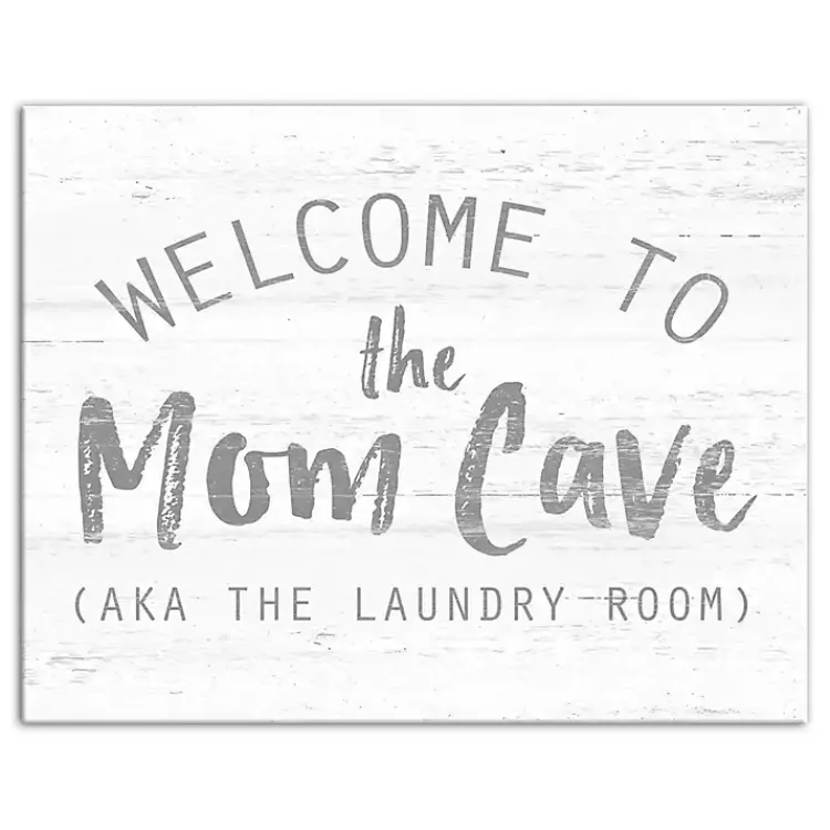 Wall Quotes & Signs-Kirklands Home Welcome to the Mom Cave Canvas Art Print
