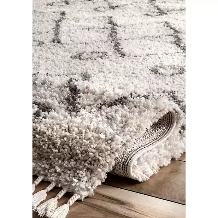 Area Rugs-Kirklands Home Kristi Shag Transitional Area Rug, 5x7