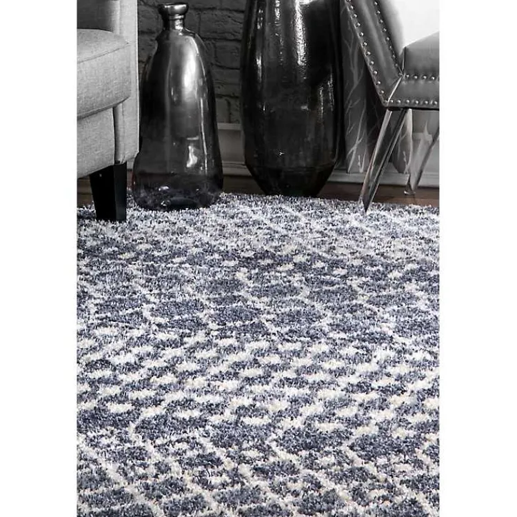 Area Rugs-Kirklands Home Barbara Moroccan Area Rug, 8x10 Gray