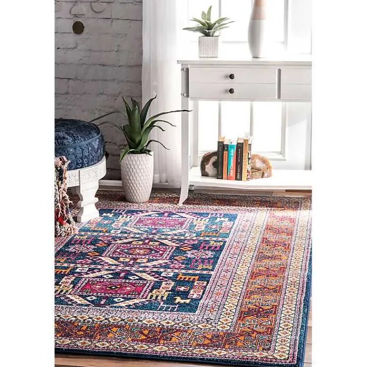 Area Rugs-Kirklands Home -Color Tribal Marisela Area Rug, 5x7 Multi