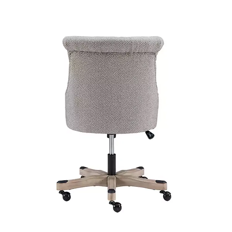 Office Furniture-Kirklands Home Light Miller Tufted Office Chair Gray